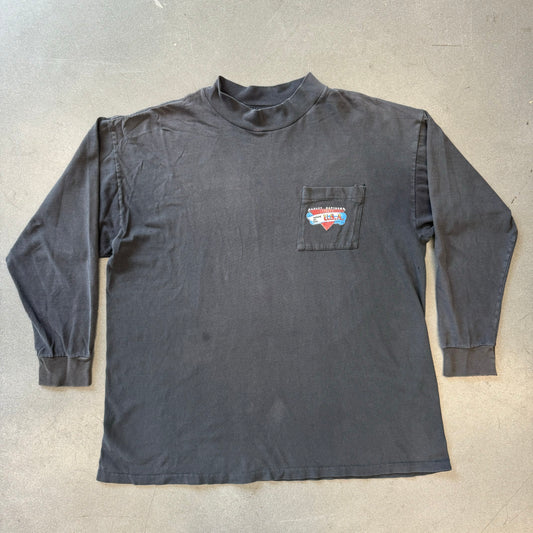 HARLEY-DAVIDSON CITY HEAT LS MOCK NECK TEE