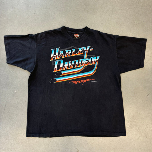 1992 HARLEY-DAVIDSON MOTORCYCLE SCHOCH POCONO MOUNTAINS TEE