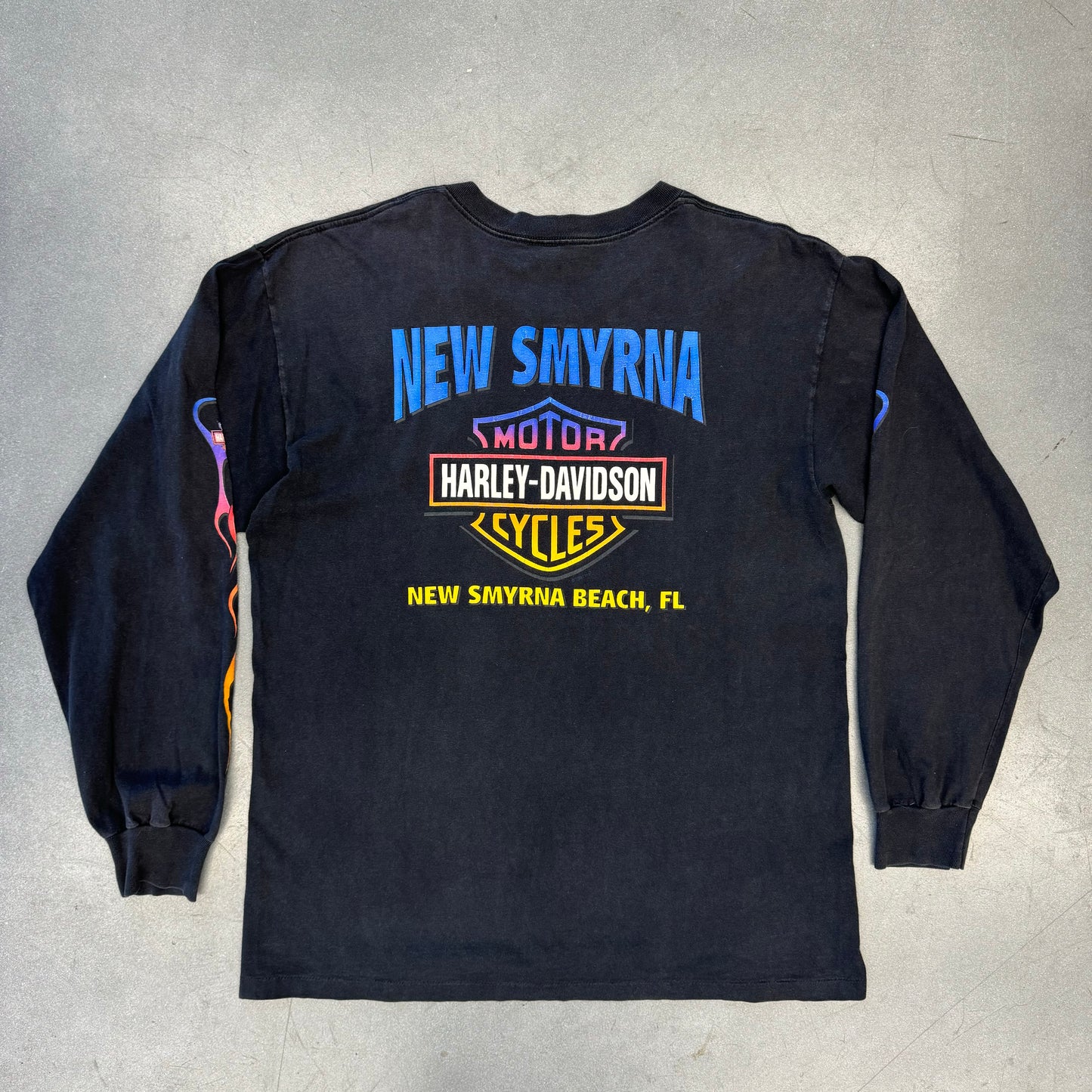 1998 HARLEY-DAVIDSON MOTORCYCLES DAYTONA BIKE WEEK NEW SMYRNA BEACH FL LONG SLEEVE TEE