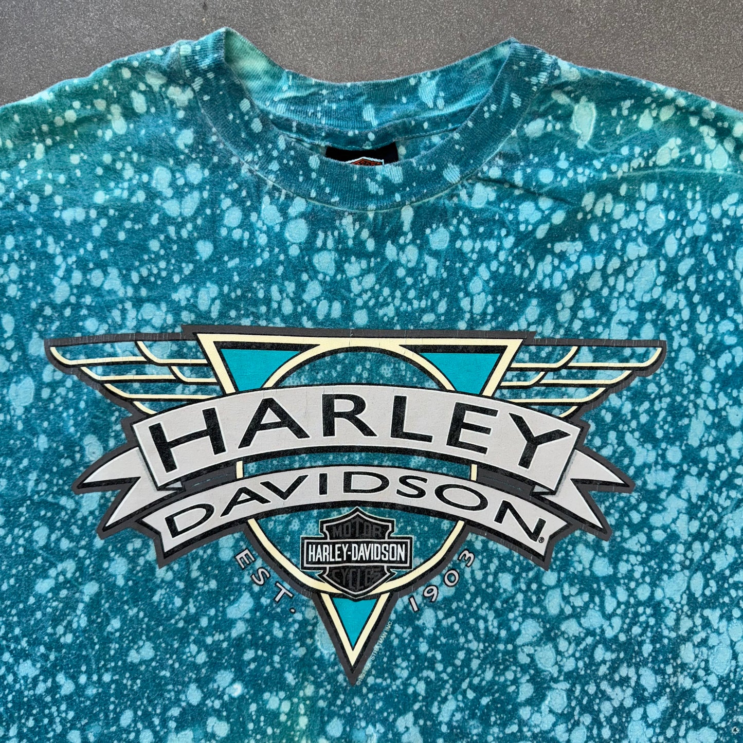 HARLEY-DAVIDSON SANDY'S FREEMONT, MI. (BUBBLE DYED)