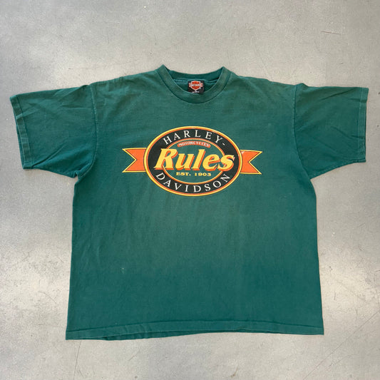 1994 HARLEY-DAVIDSON MOTORCYCLE RULES EST. 1903 TEE