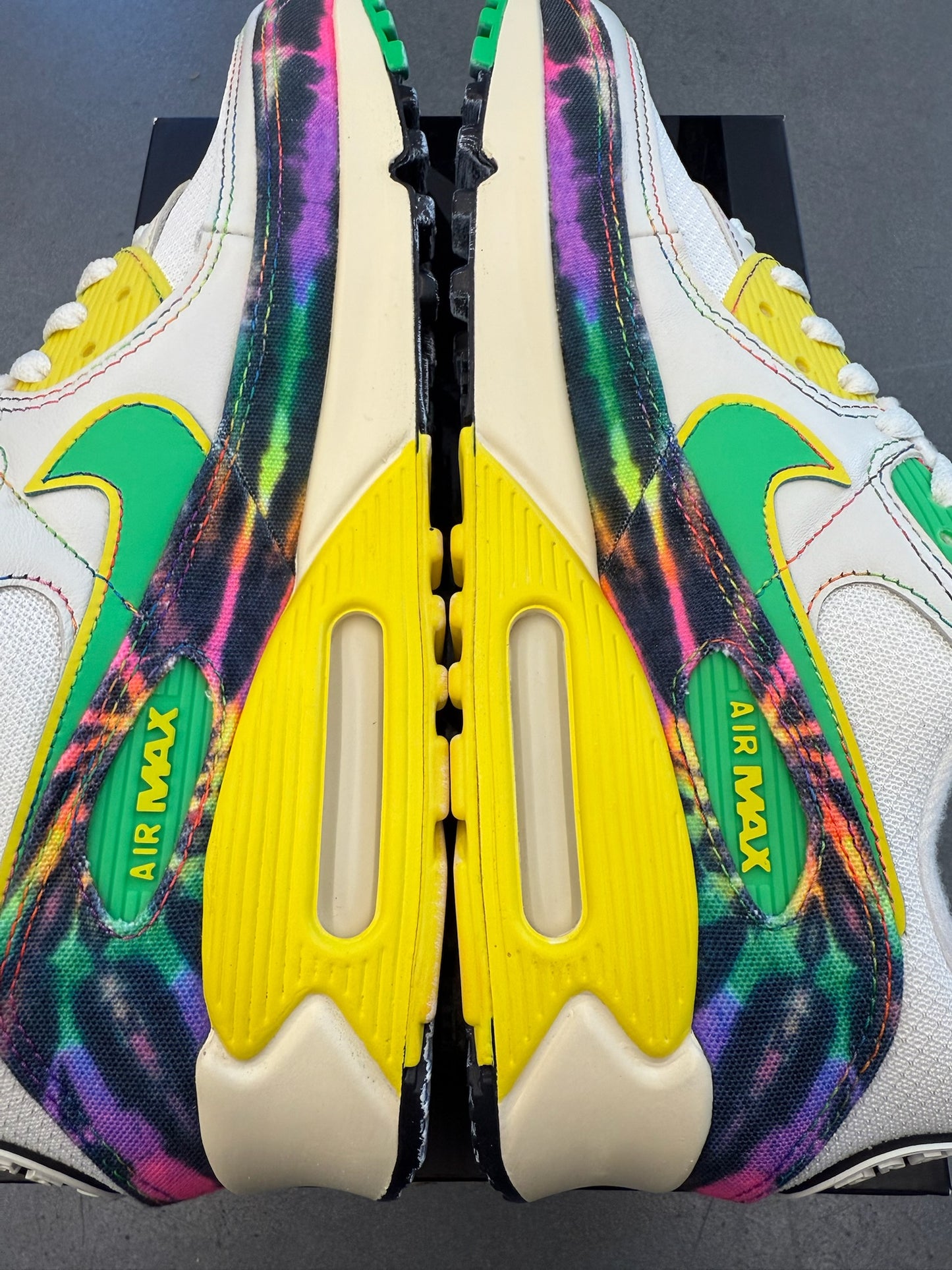 2025 SIZE 9 NIKE AIR MAX 90 GRATEFUL DEAD UNIVERSITY OF OREGON GRATEFUL DUCKS