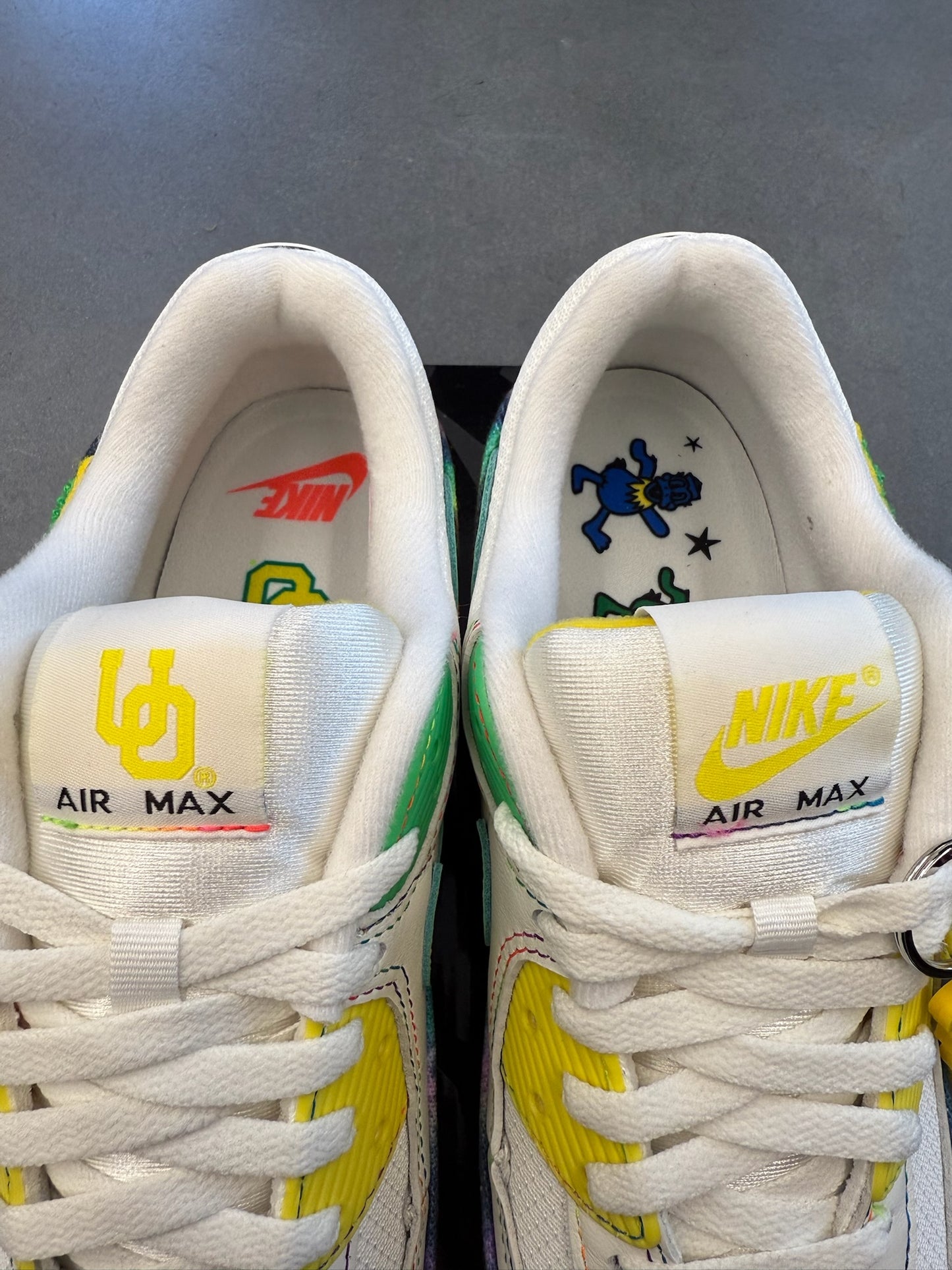 2025 SIZE 9 NIKE AIR MAX 90 GRATEFUL DEAD UNIVERSITY OF OREGON GRATEFUL DUCKS