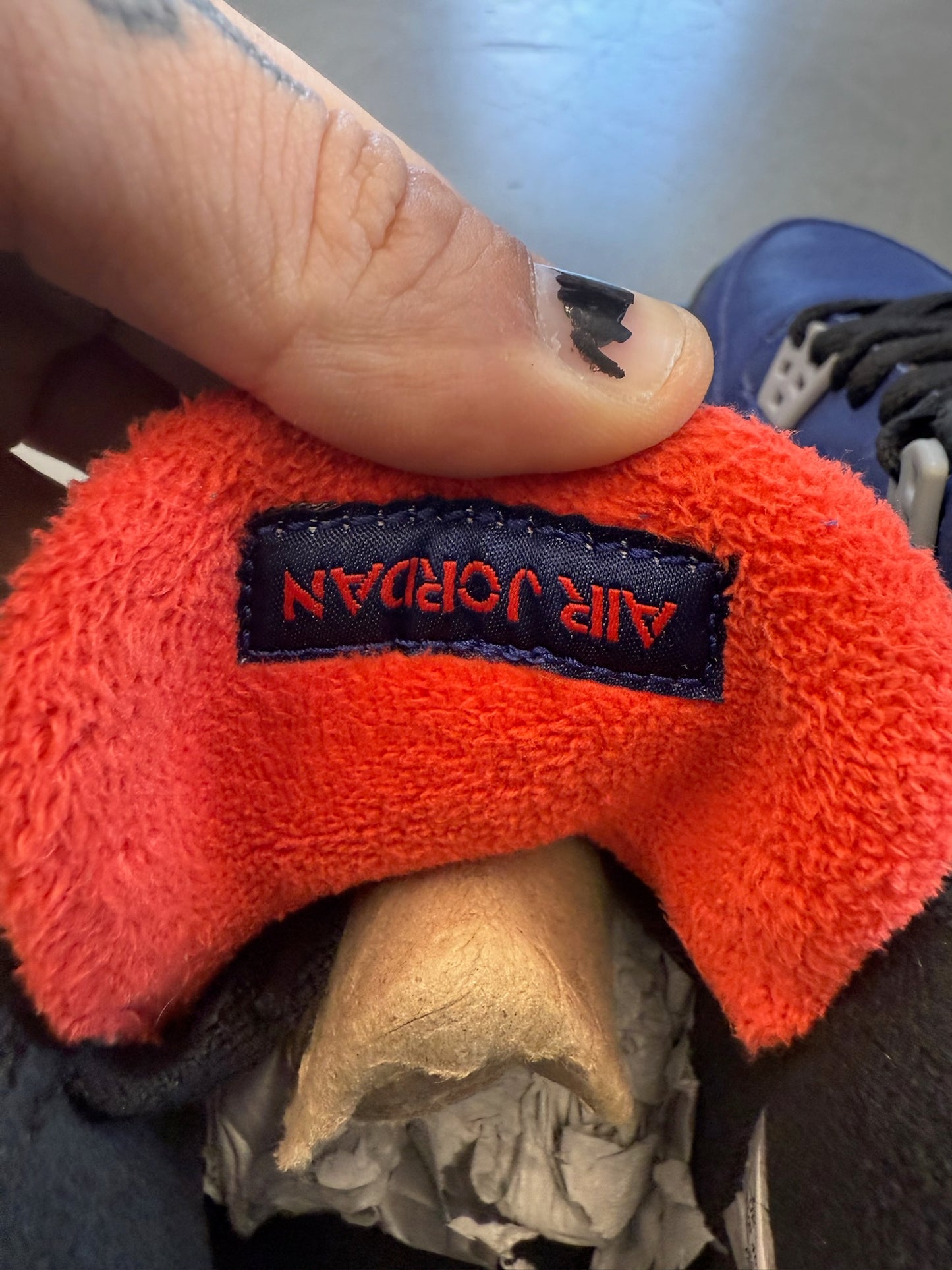 2019 JORDAN 4 RETRO WINTERIZED LOYAL BLUE (PRE-OWNED WITH BOX)