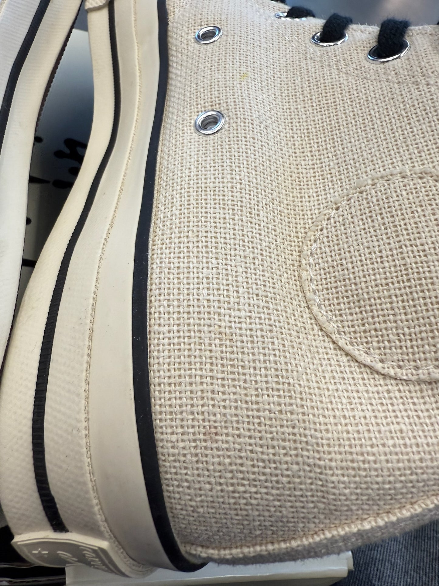 2023 SIZE 8 CONVERSE CHUCK TAYLOR ALL STAR 70 HIGH STUSSY FOSSIL PEARL (WITH BOX)