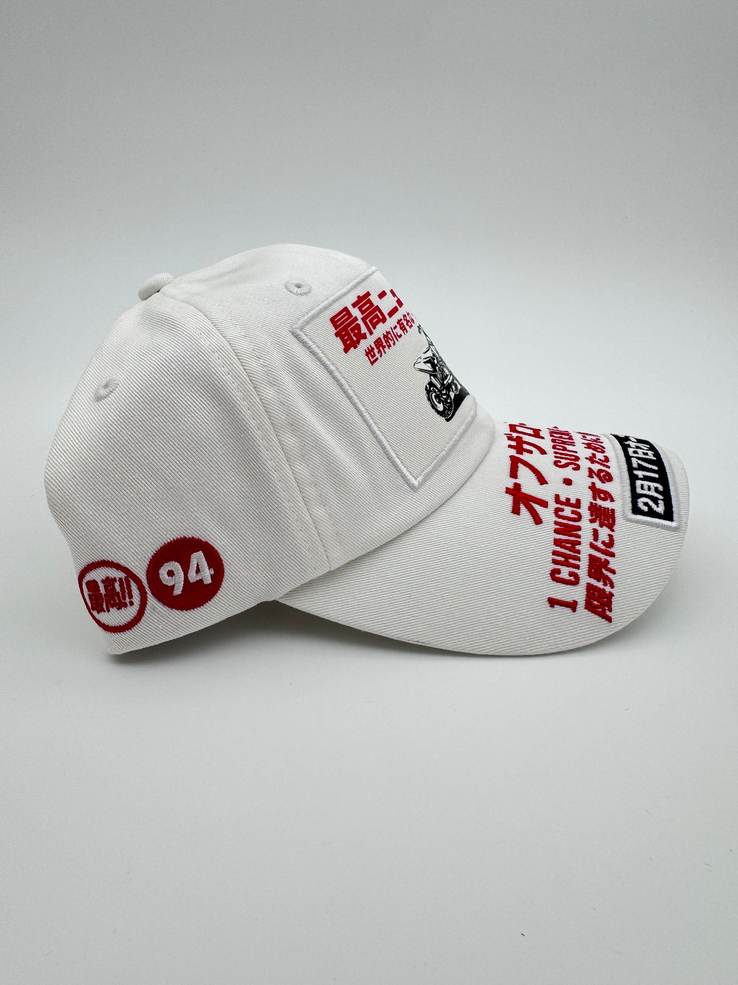 FW25 SUPREME ATV 6-PANEL HAT - WHITE (NEW)