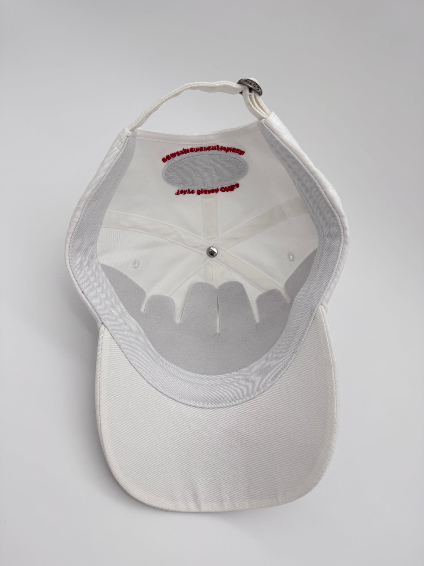 FW25 SUPREME ATV 6-PANEL HAT - WHITE (NEW)