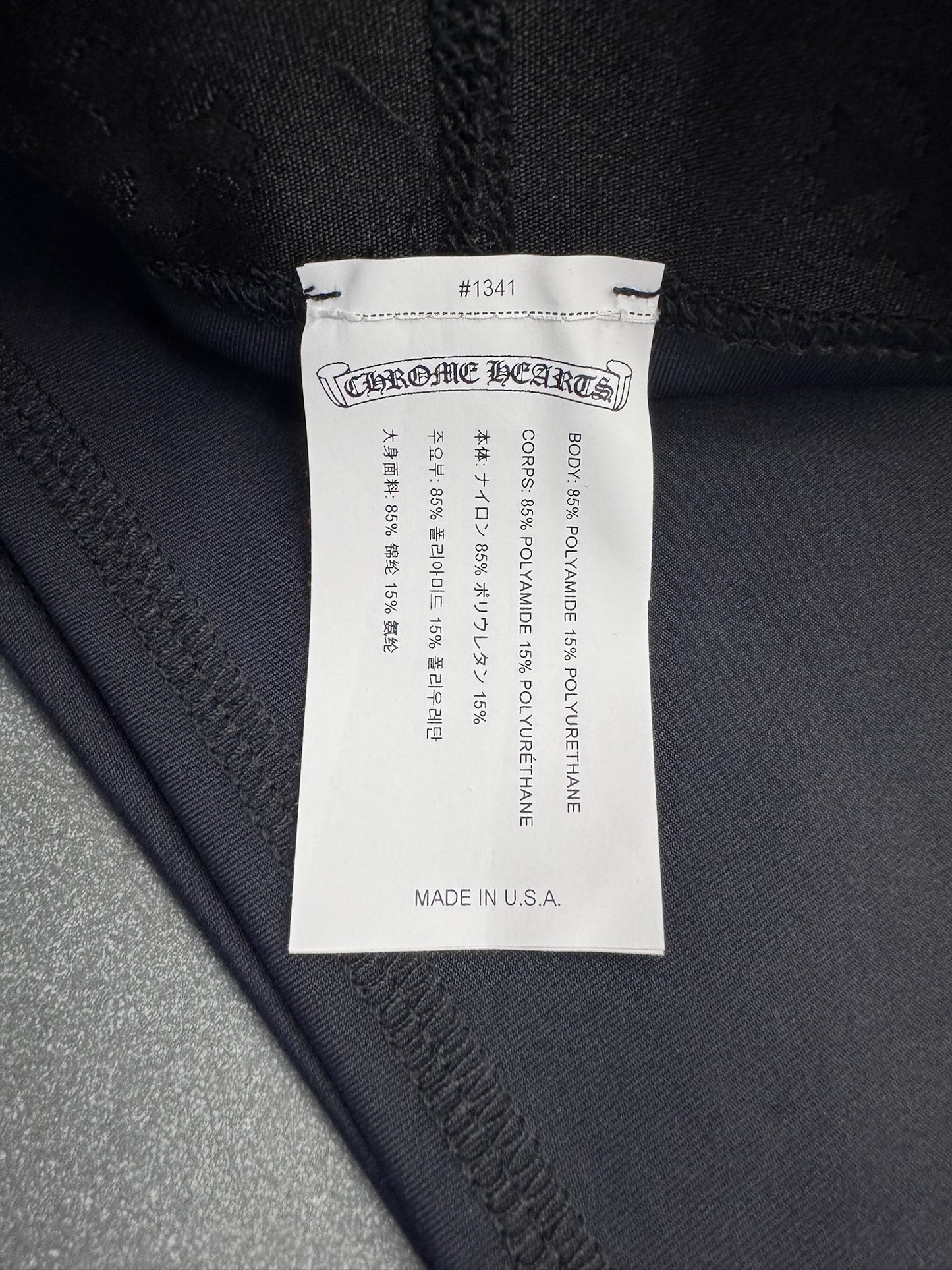 CHROME HEARTS BIKER SHORTS WOMENS' ATHLETIC WEAR - NEW