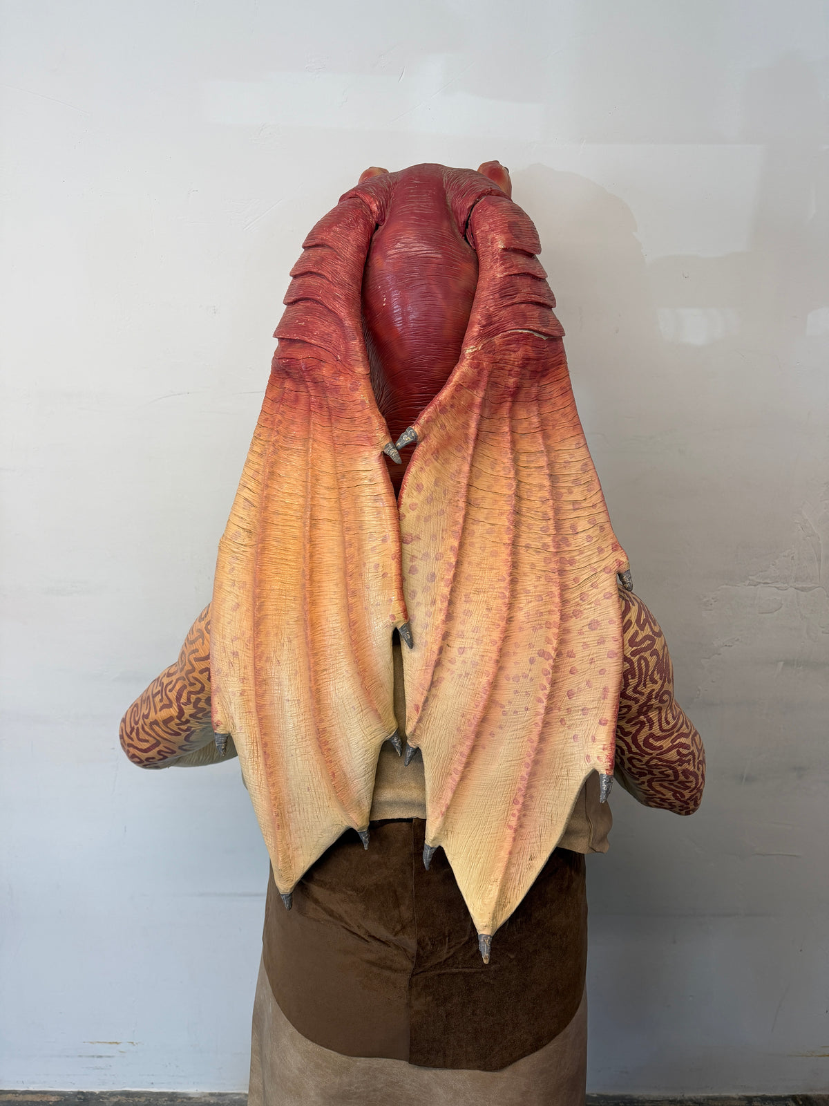 1999 STAR WARS EPISODE I JAR JAR BINKS LIFE-SIZE PEPSI & FRITO-LAY PROMOTIONAL STATUE